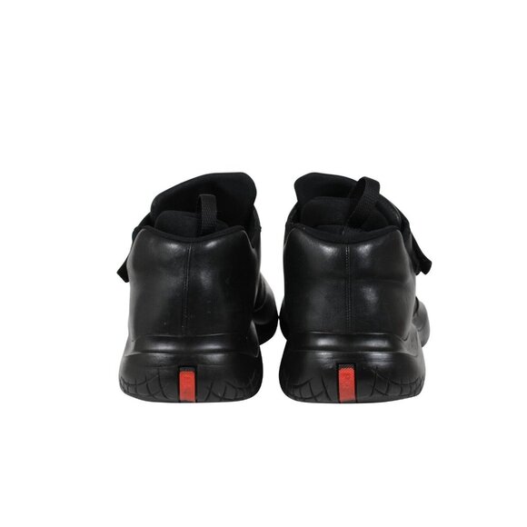 Prada Men Vintage Double Strap Derby US 8 UK 7 Black Leather AW99 Square Toe - Picture 6 of 10